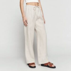 Reformation Petites Olina Linen Pant